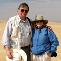 Travelers in Sahara