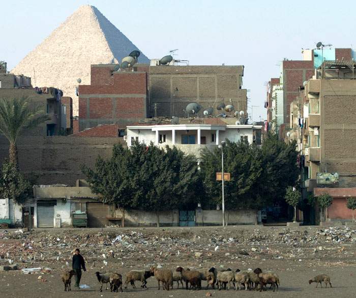 Street Scene Near Cairo