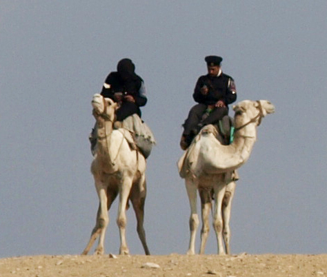 Tourist Police at Saqqarah