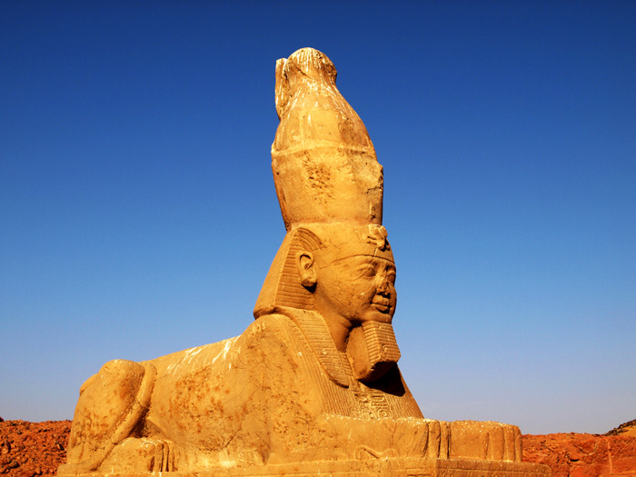 Sphinx at Wadi al-Sebua